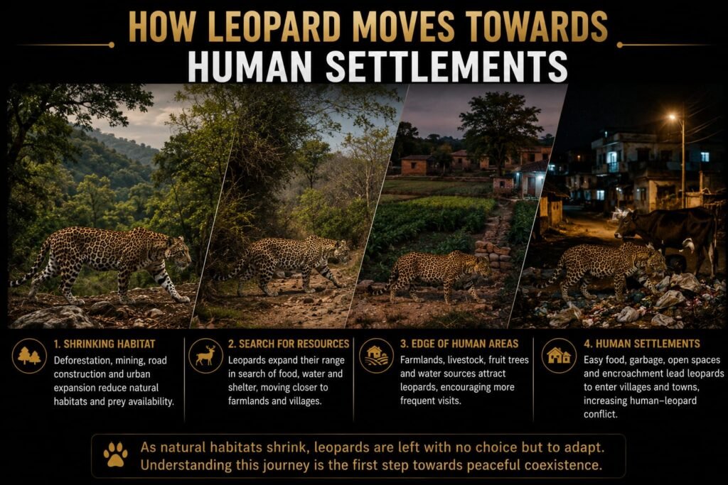 Why Do Leopards Venture Out of Their Natural Habitats? Understanding the Rise of Human–Leopard Conflict